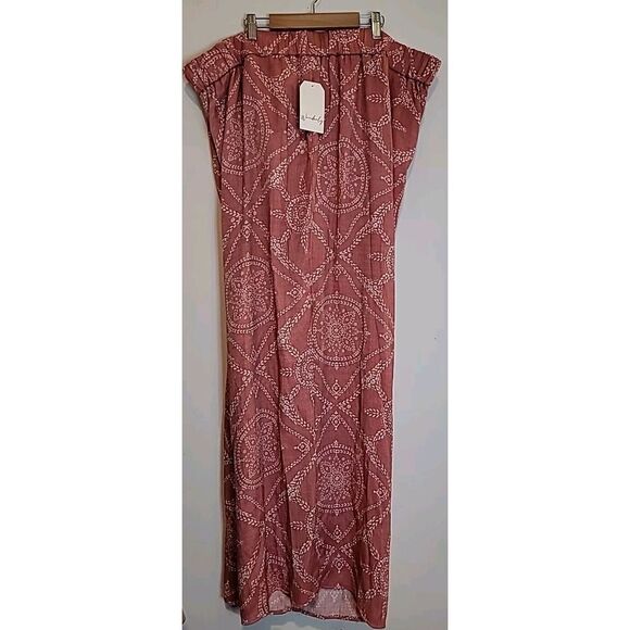 Wonderly Floral Pull On Wide Leg Boho Hi Rise Flowy Pants‎ Plus Size 4X NWT $59 - Picture 1 of 6